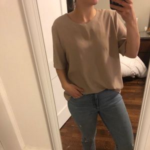 Biege blouse EUC